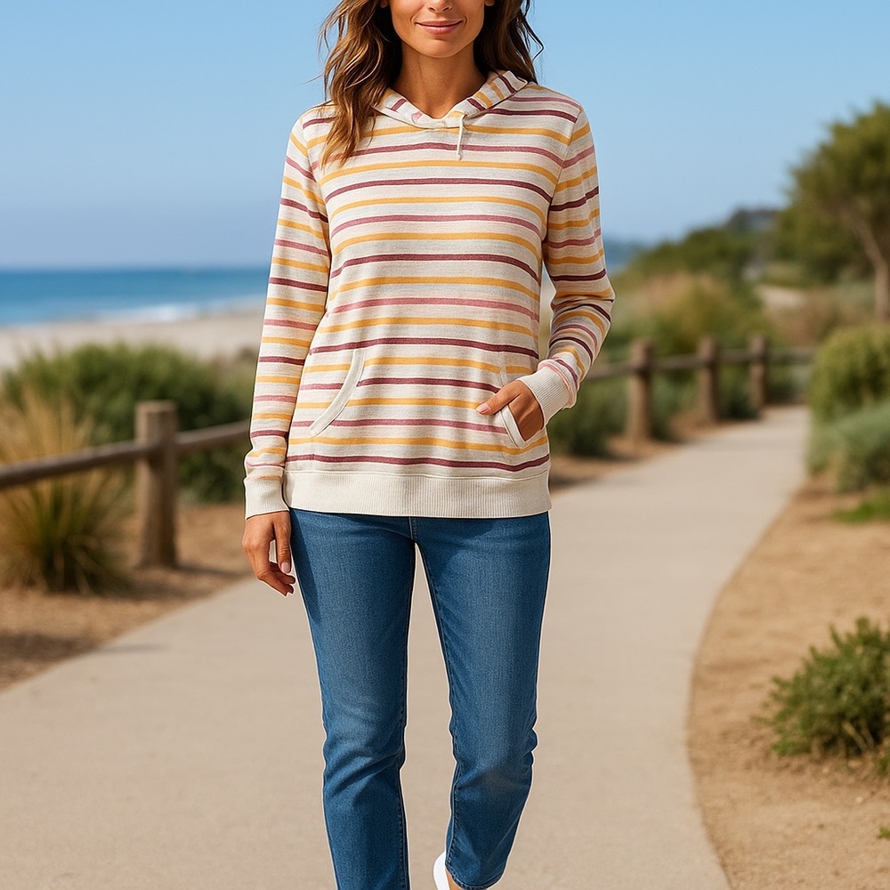 NWT Market & Spruce (a Stitch Fix brand) Hooded Sweater Casual Comfy‎